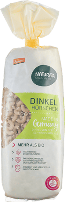 NATURATA Pasta Cornetti de Espelta Ecológica 500g
