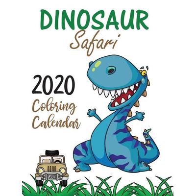 Dinosaur Safari 2020 Coloring Calendar, Taschenbuch von Gumdrop Press, Gumdrop Press, 978-1-945887-77-2