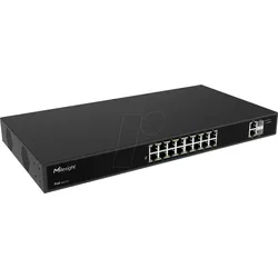 MIL MS-S0416-GF - Switch, 20-Port, Fast Ethernet, PoE+, SFP