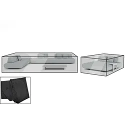 OUTFLEXX Premium Abdeckhauben Set für Lounge: 23582, schwarz, wasserbeständig