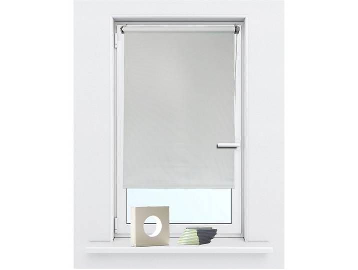 SUN&SHADOW Rollos SNAPFIX 40x130cm Plastik silber