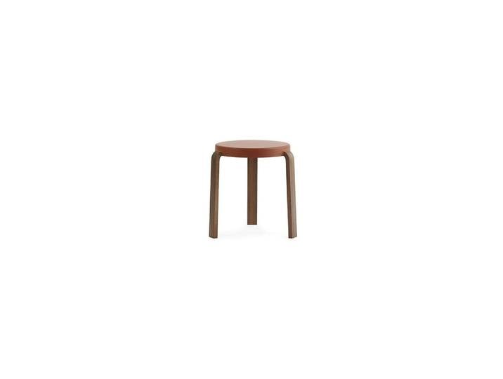 Tabouret en noyer orange Tap
