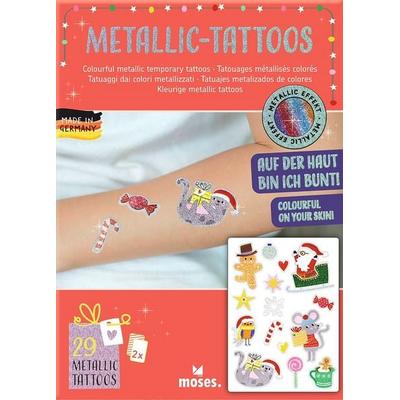 Metallic-Tattoos Weihnachtszauber