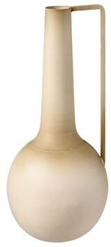 Atlas Lighting and Home Atlas Delia Burnt Ivory Metal Amphora Vase