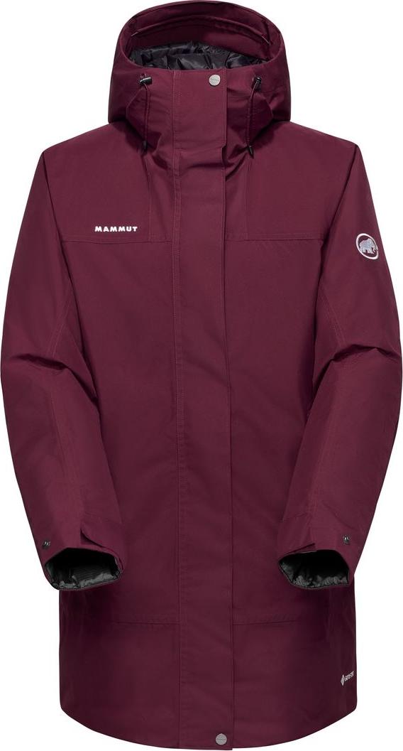 Treeline HS Thermo Hooded Parka Women, Isolierte Hardshell Jacke Damen - Mammut, Farbe:vin, Größe:S