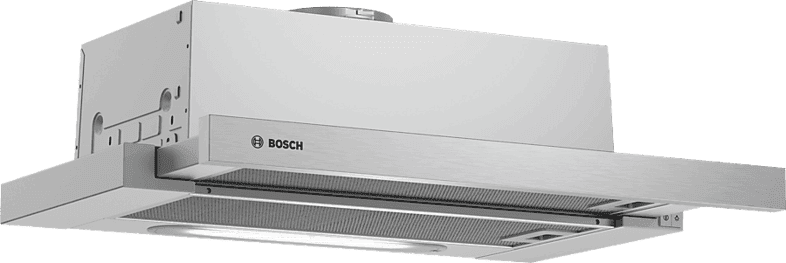 REACONDICIONADO Seminuevo Funcional Campana - Bosch Serie 4 DFT63AC50, 360m³/h, extraíble, 3 velocidades, Extra Silencio