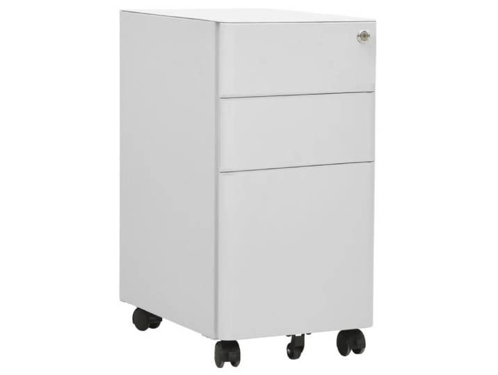 Armoire à tiroirs mobile Gris clair 30x45x59 cm Acier - GKK - A3359