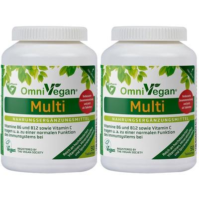 Omnivegan Multi zertifiziert vegan Tabletten 2x 2x90 St