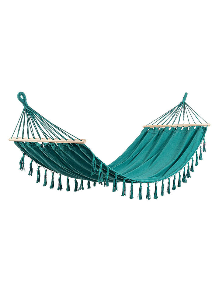 Bizzotto Hängematte "Juan" in Türkis - (L)200 x (B)100 cm - onesize