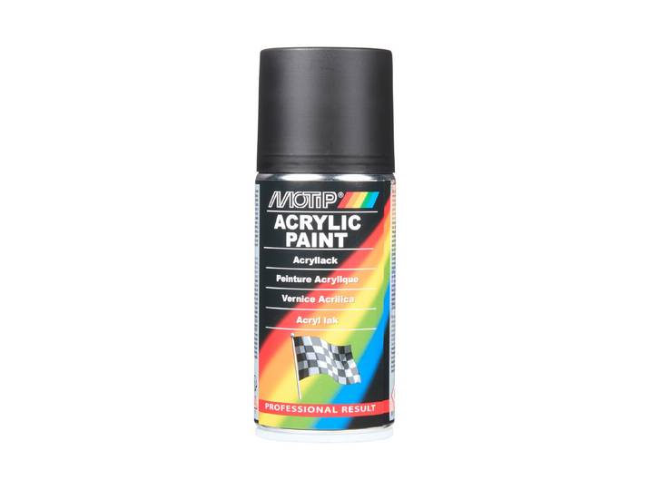 Motip Autospray Spray Schwarz Matt 150ml