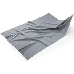 Glastuch Mega Clean Poliertuch Gläsertuch grau 50 x 70 cm für strahlenden Glanz, perfekt für Ihre Hochglanzküche