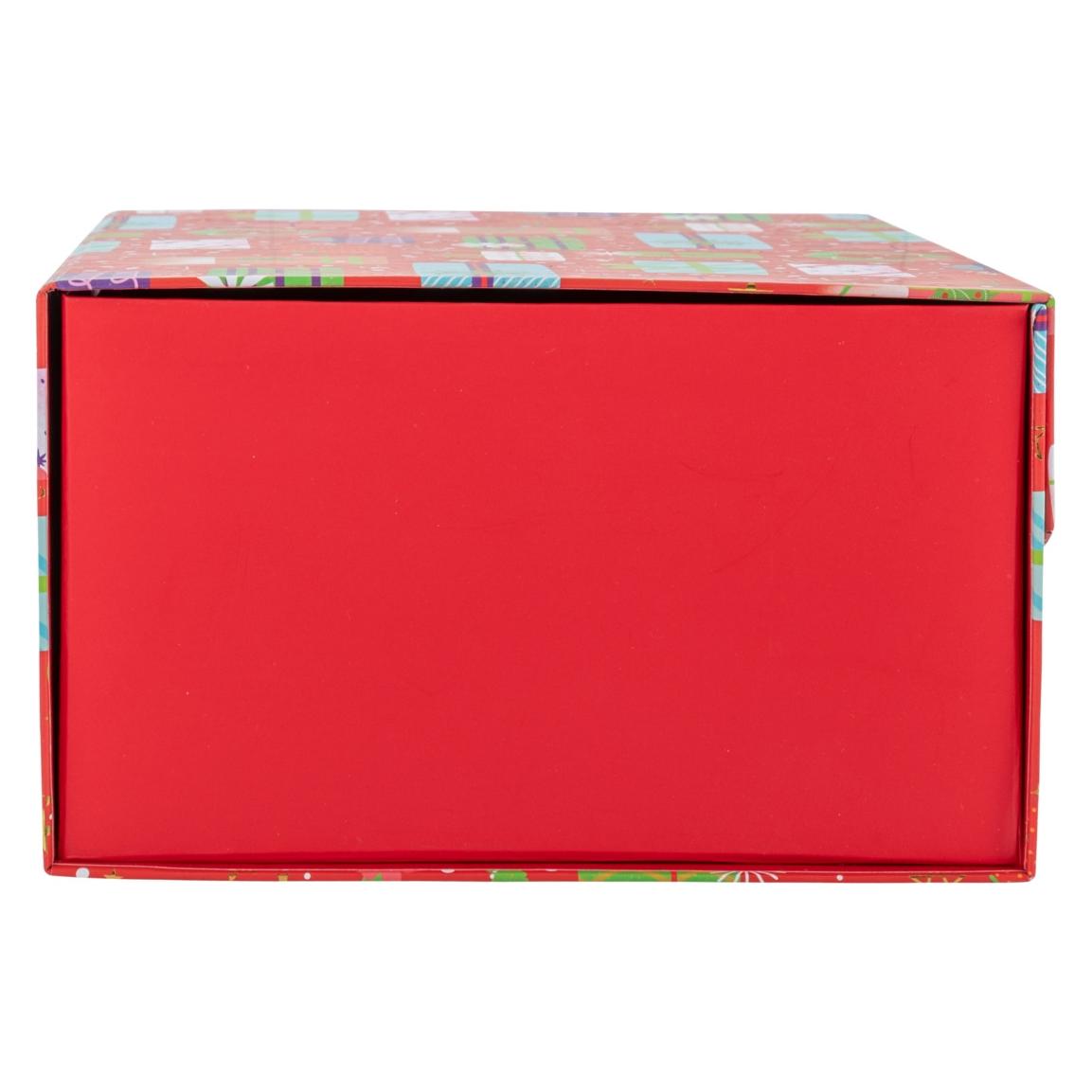 Idena Geschenkbox Geschenke rot 30x20x12cm faltbar (1x) (76567617)