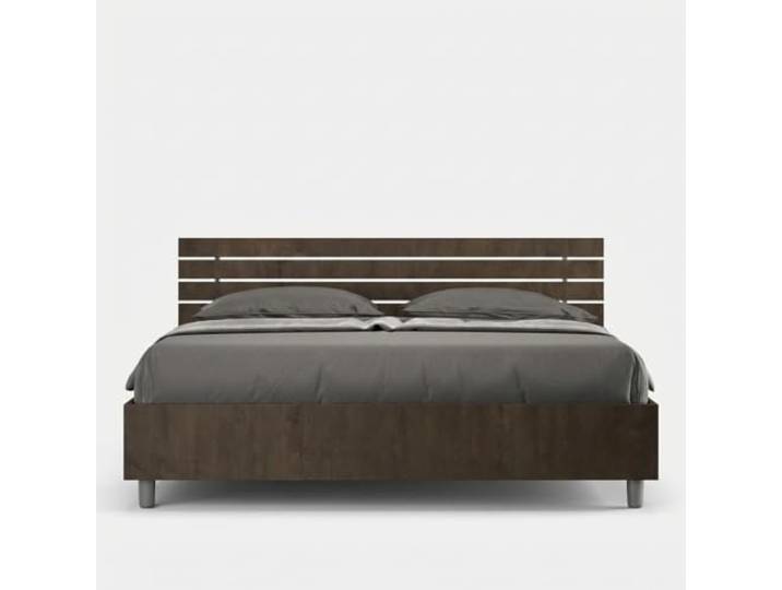 Produce Shop Doppelbett Nussbaumholz Lattensystem gerade Kopfstütze 160x190cm Ankel D Noix