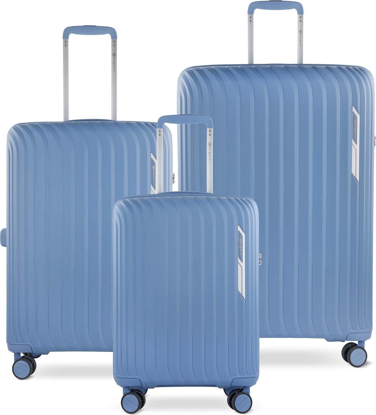bugatti Hera Hard Case Trolley S / M / L Denim hellblau 55cm