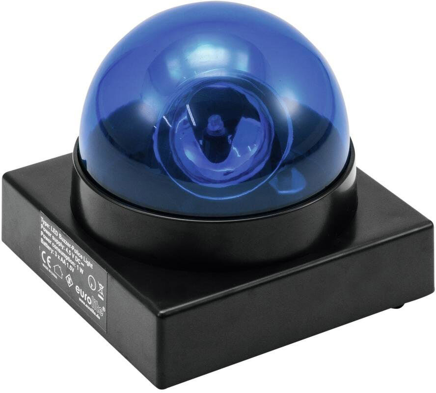 EuroLite Led Buzzer-Polizeilicht Blau