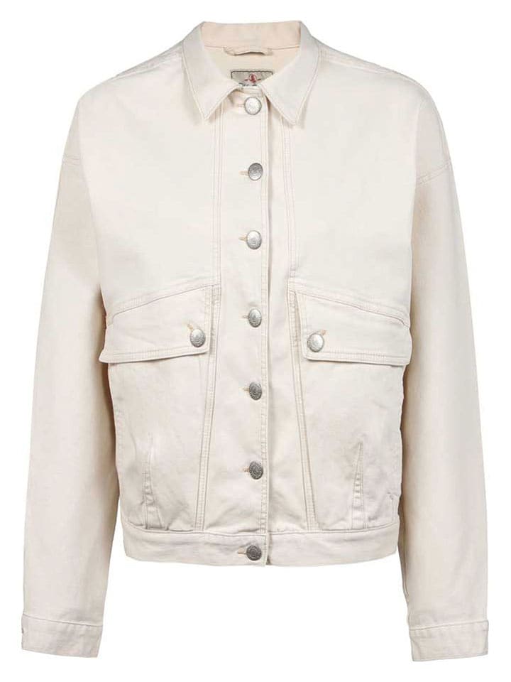 Herrlicher Hemdjacke in Creme - XS