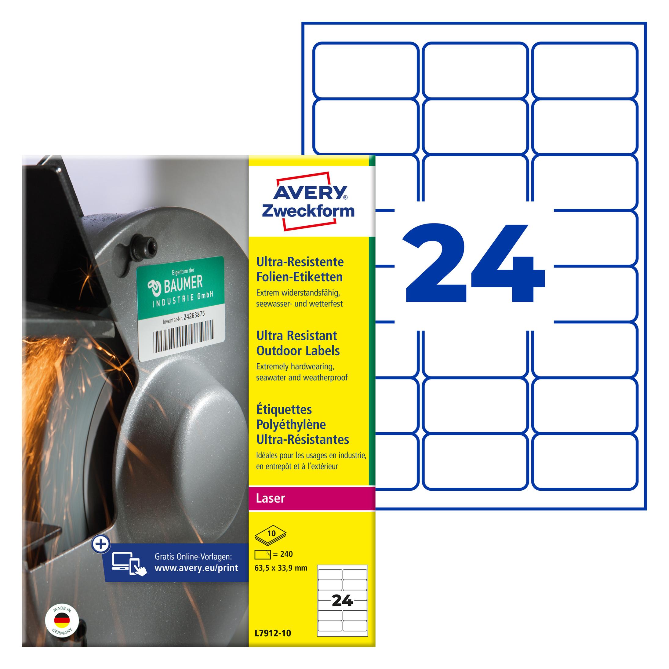 Avery Folien-Etiketten (L7912-10)