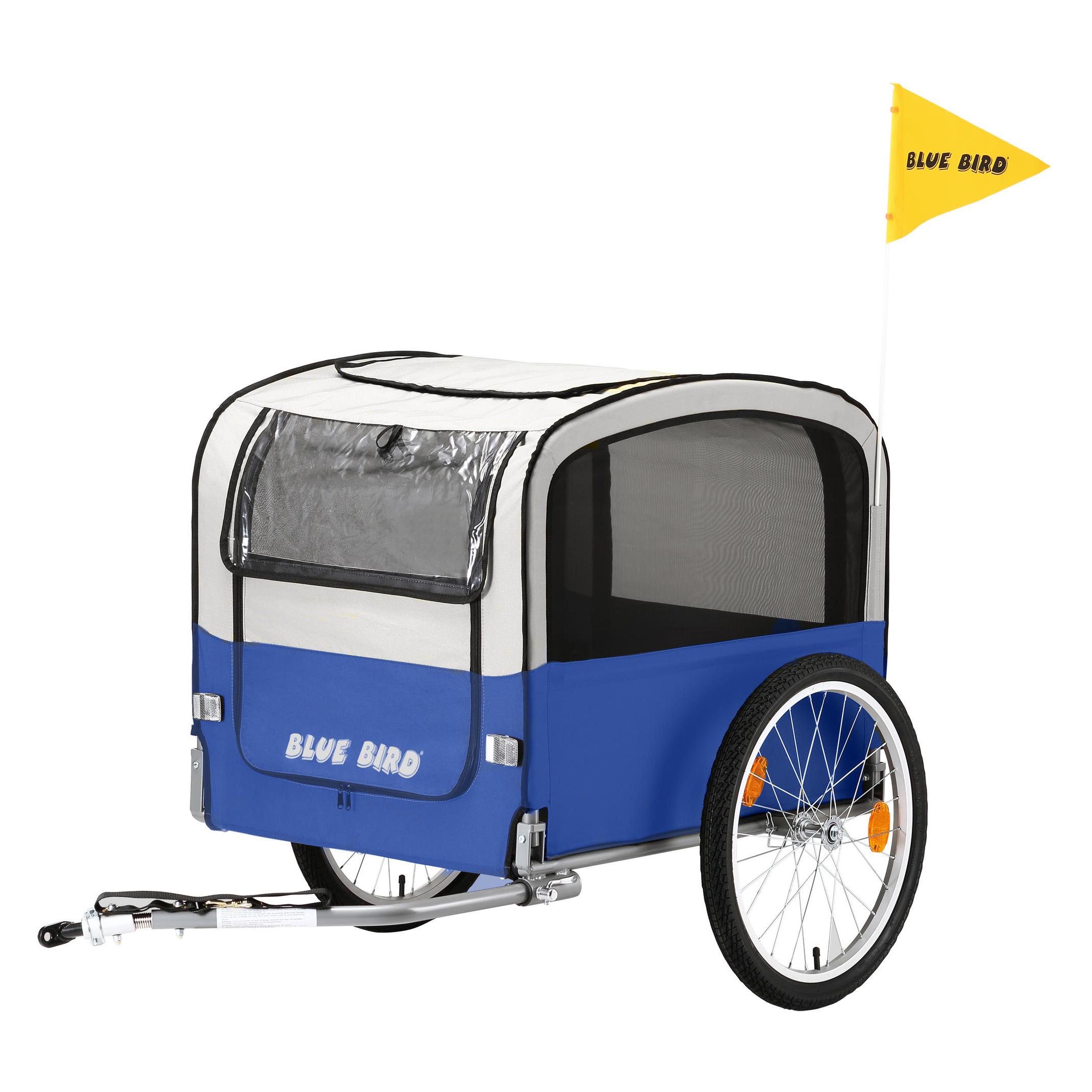 Blue Bird Hundeanhaenger 20" Blau/Hellgrau (61010901)