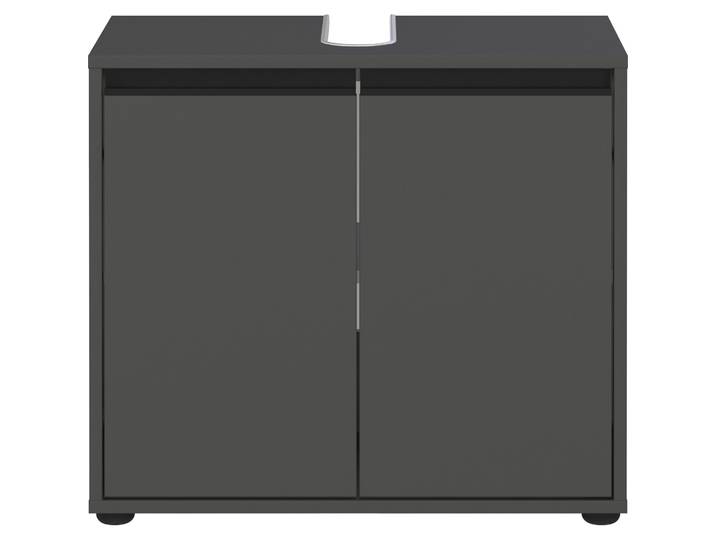 Waschbeckenunterschrank Christine graphit Holzwerkstoff B 63 T 34 H 55 cm