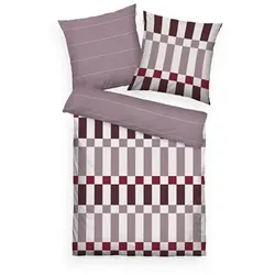 TOM TAILOR Wendebettwäsche Grafik-Design Baumwoll Renforcé Einzelbett, 2tlg.