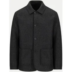 Kurzmantel aus Wollfilz Schwarz 48