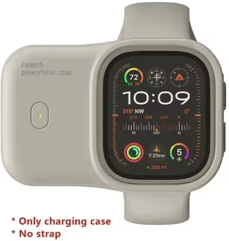 Inspire Essentials Portable Apple Watch Wireless Charger Power Bank starlight