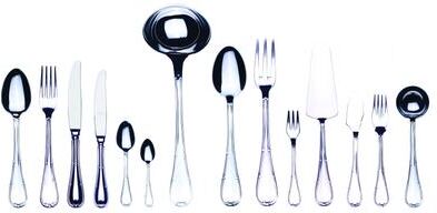 Mepra Raffaello Flatware Set (Configuration S) - 113 Pieces - Stainless Steel