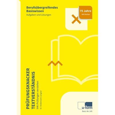 Prüfungsknacker Textverständnis, Taschenbuch von Heidemarie Langner, U-form Verlag, Hermann Ullrich GmbH & Co KG, 978-3-88234-145-4