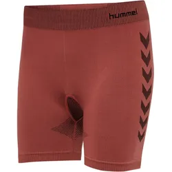 hummel First Seamless kurze Tights Damen marsala XS/S