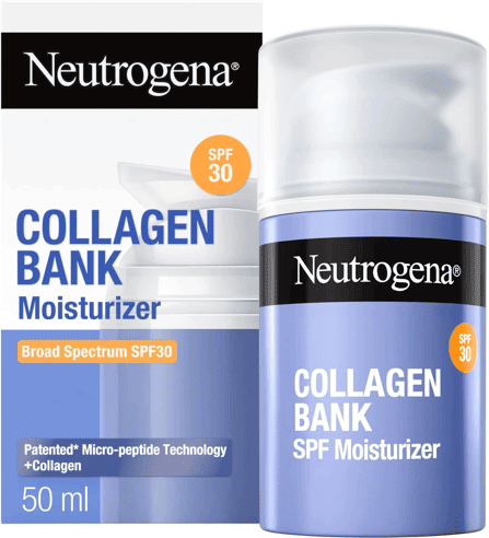 Neutrogena  Collagen Bank SPF30 Crema Idratante Viso 50 ml Protezione  Anti-età Con Collagene Marino