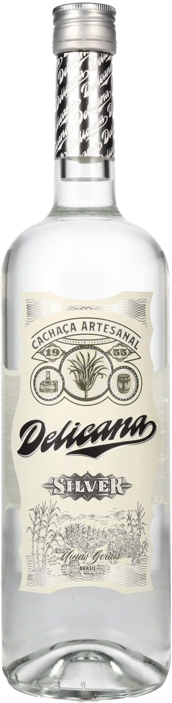 Delicana Cachaça & Rum Delicana SILVER Cachaça Artesanal 38% Vol. 1l