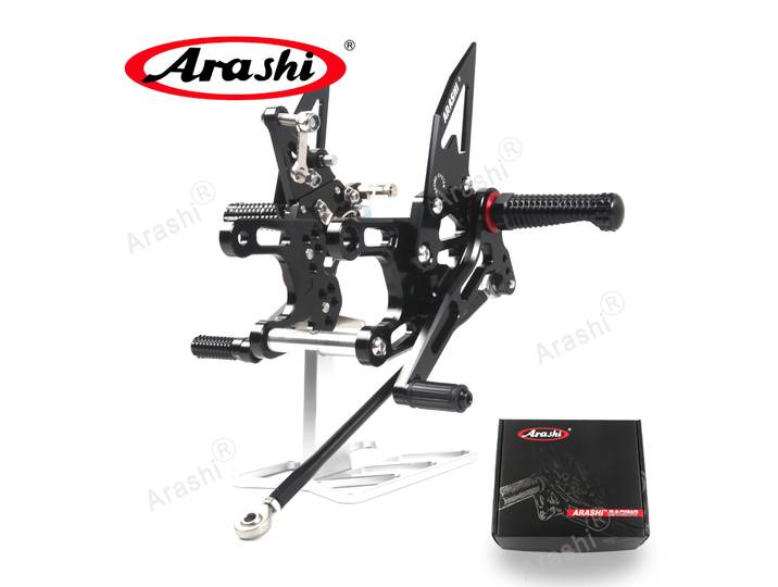 Repose-pieds réglable Arashi V2.0 pour HONDA CBR650R / CB650R / CBR650F 2019 - 2025 E-clutch CBR 650 R 2024 2023 2022 2021