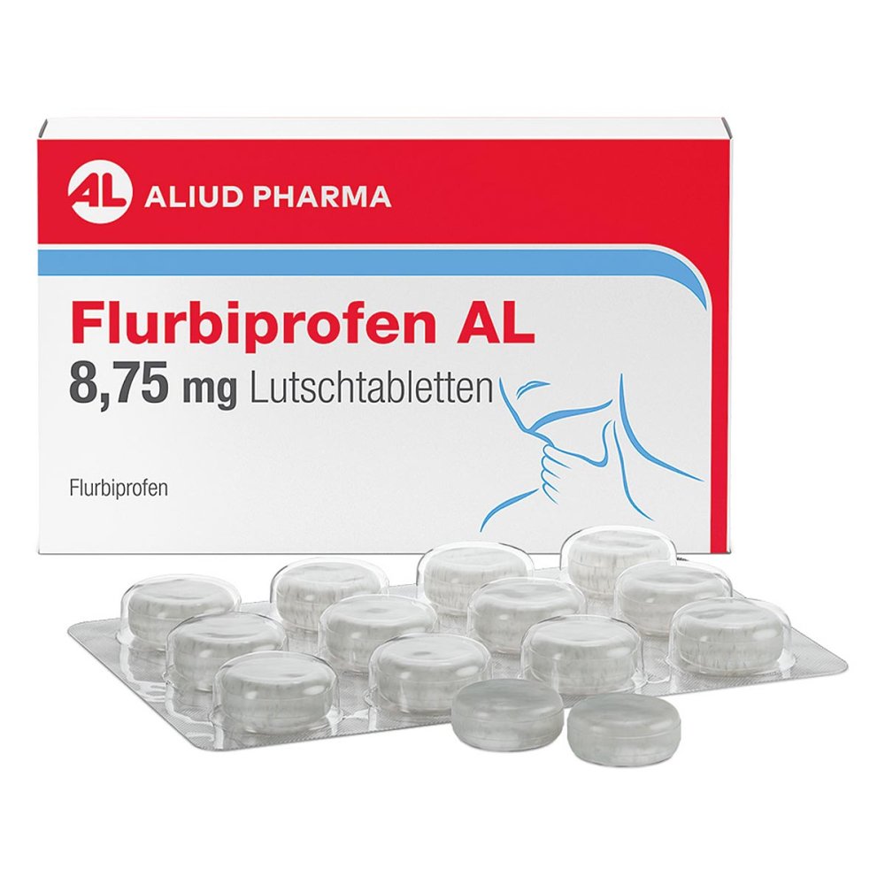 ALIUD Pharma GmbH Flurbiprofen AL 8,75 mg Lutschtabletten bei Halsschmerzen 12359947