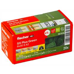 Fischer 567936 SX Plus Green Dübel 20 St.