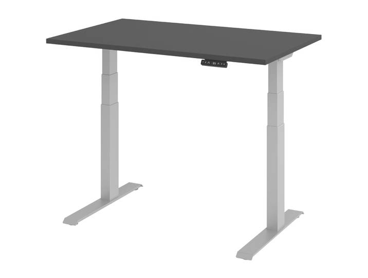 Schreibtisch Office basic Graphit elektrische Höhenverstellung 120 x 80 cm - Schreibtisch