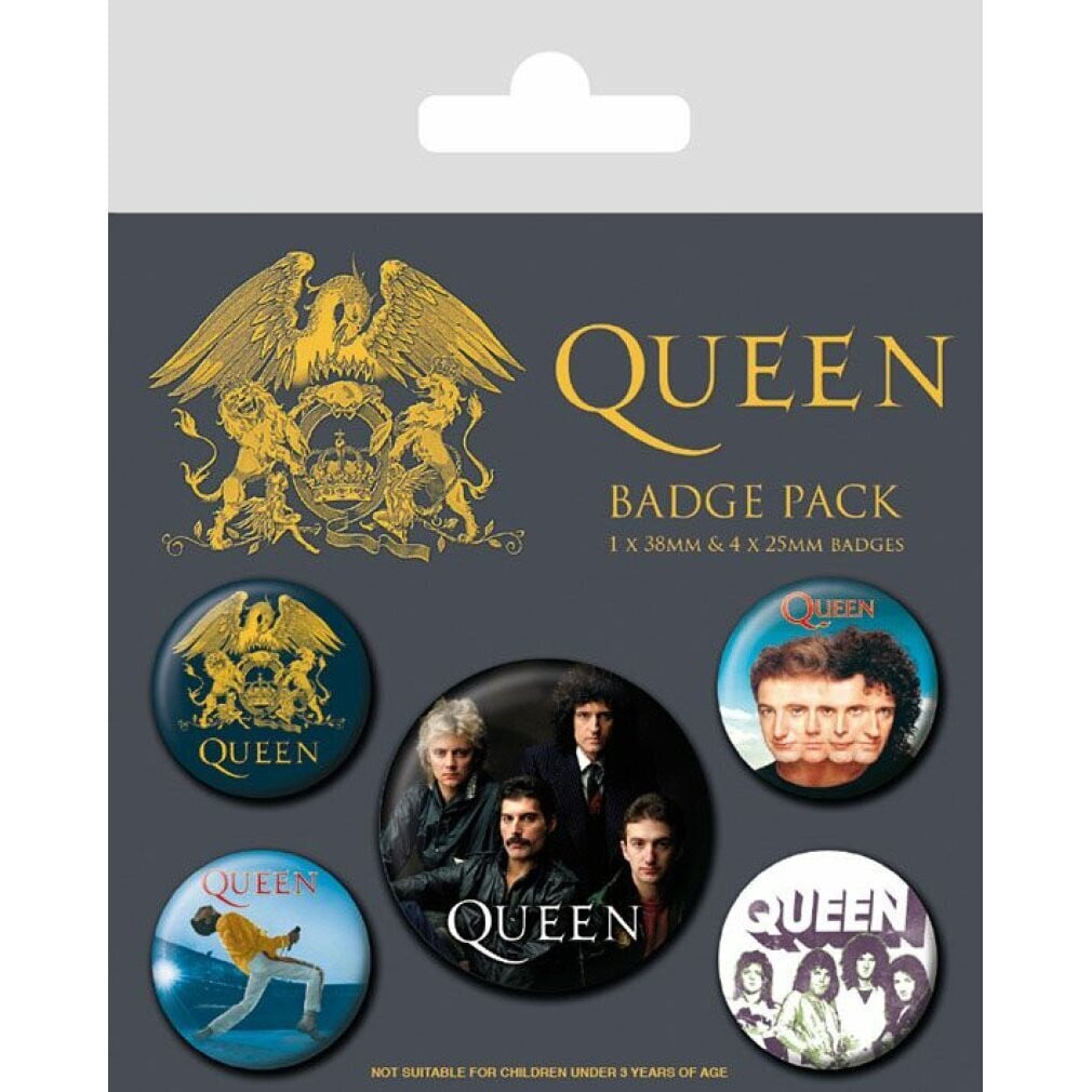 Queen Set van 5 klassieke speldjes Pyramid Int.