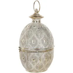 LATERNE Metall 34 cm Gold Amorgos