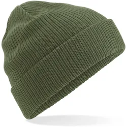 Beechfield Unisex Bio Strickmütze Beanie B50N olive green one size