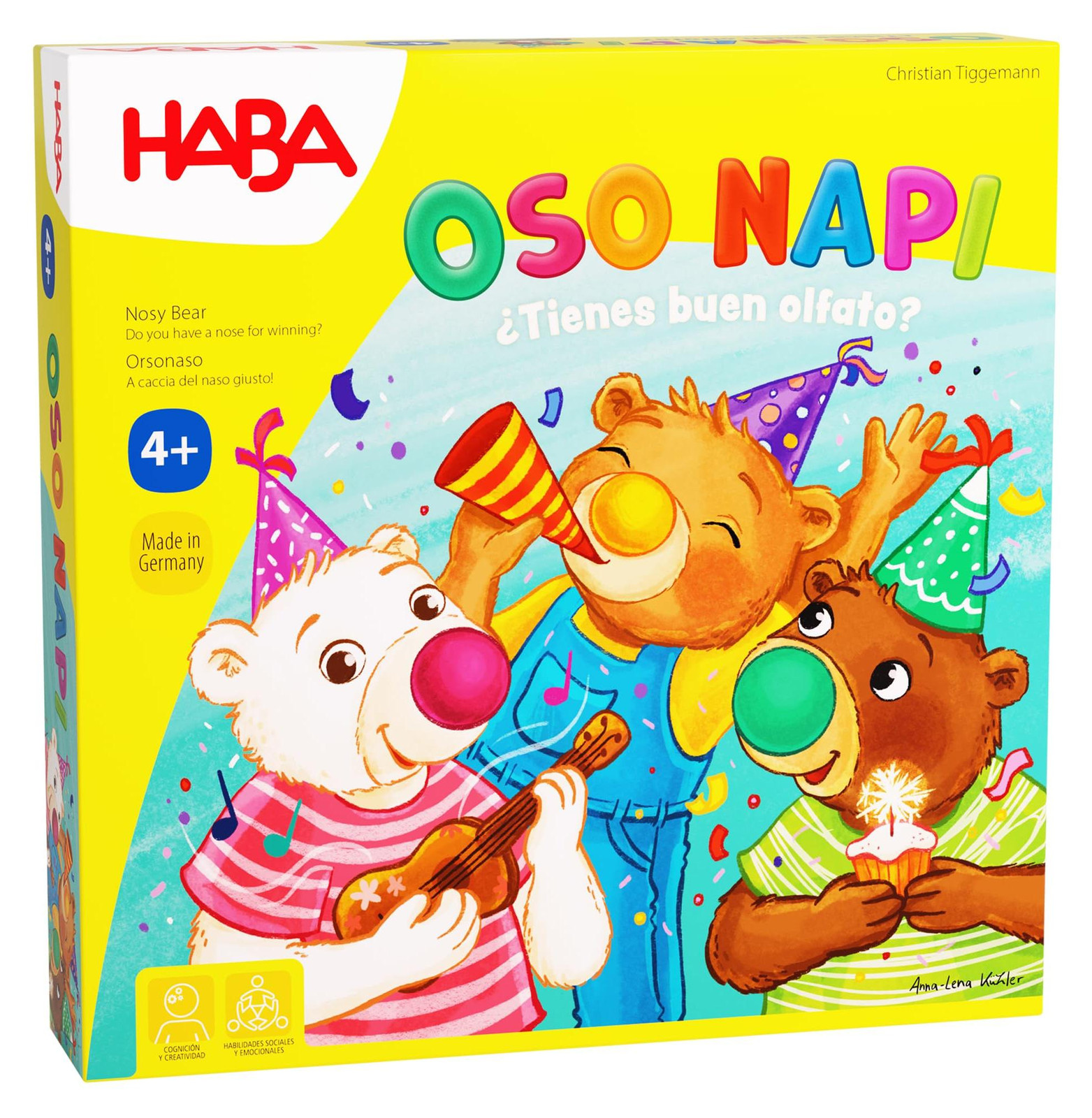 Haba Napi Bär bordspel voor kinderen, meerkleurig