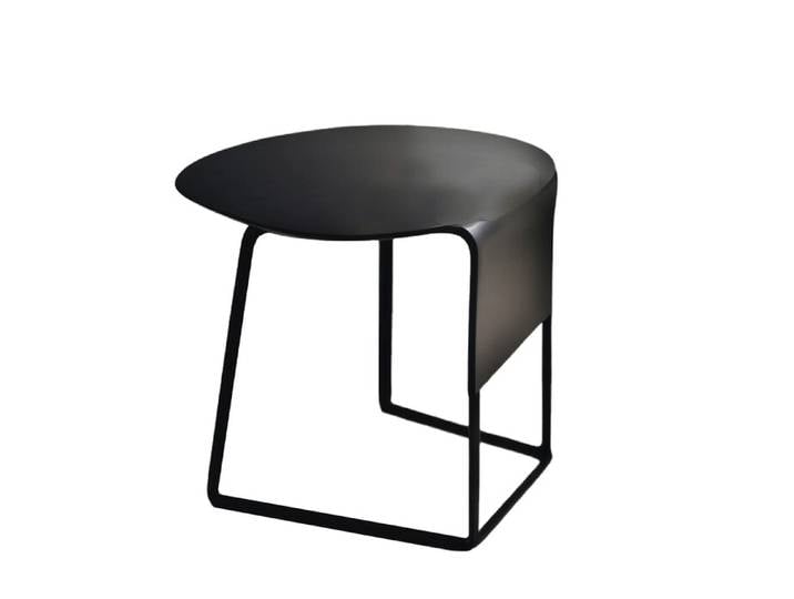 Sofatisch Tilt Pomax schwarz, Designer Toon van Troost, 40 cm