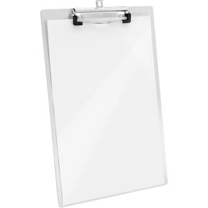 Westcott Klemmbrett E-17001, A4, Aluminium, silber