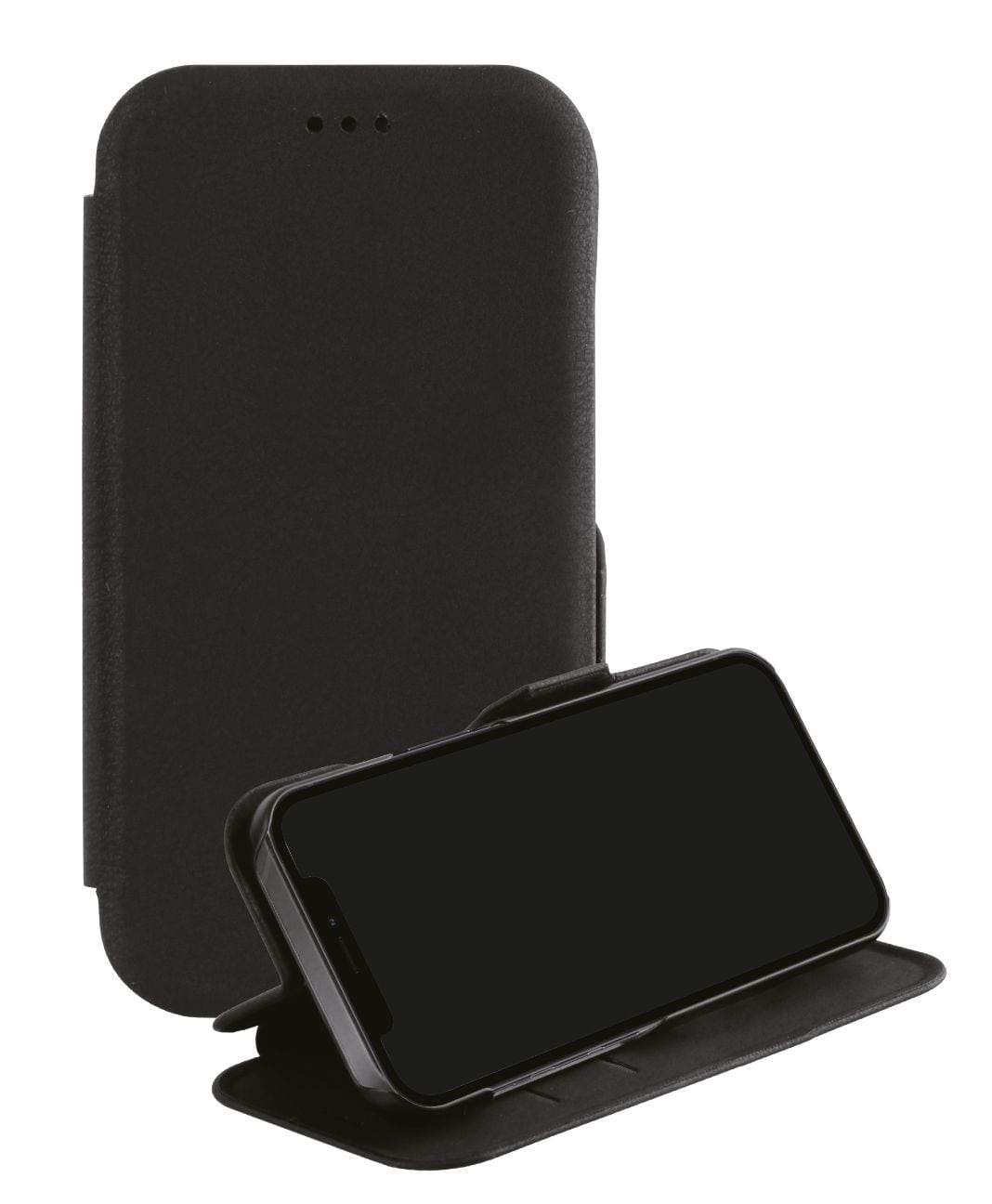 Vivanco Casual Geldbörsenhülle für Apple iPhone 13 Pro (Schwarz) 62883