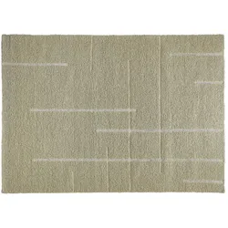 Handweb-Teppich  Boutique , beige , Wolle,Baumwolle , Maße (cm): B: 70