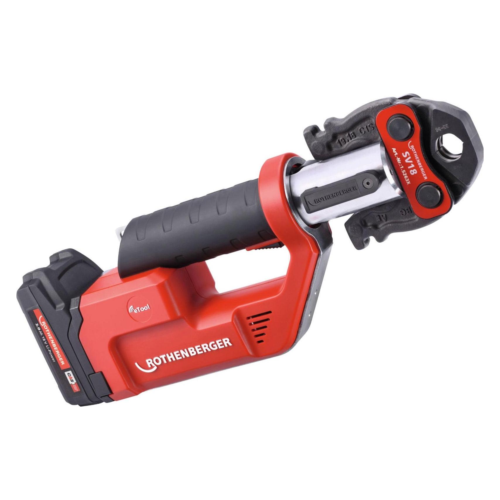 Rothenberger ROMAX ComTT Basic Set 1, 1x2Ah,EU (Rohrpresse) (1000002115)