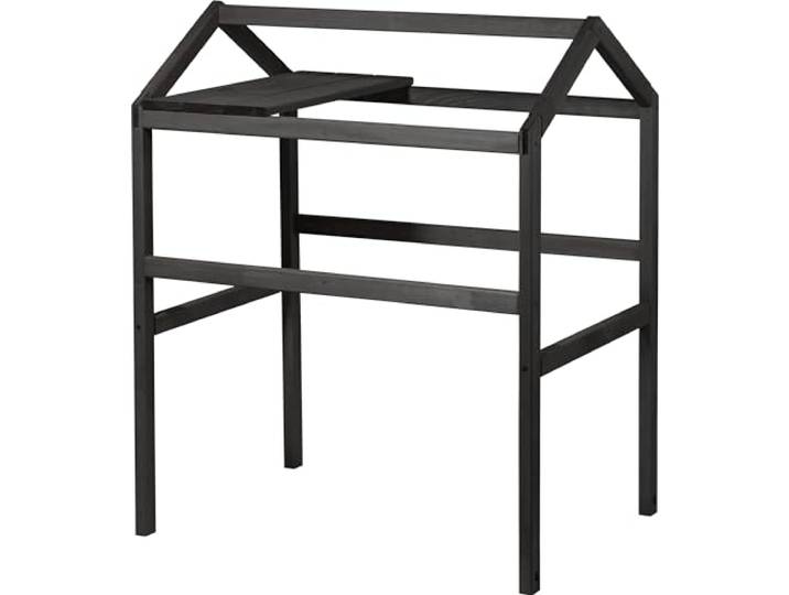 dobar® Rankturm-Aufsatz für Tomaten und Erdbeeren mit Ablage - Rankturm Holz für Hochbeet Kubus 2.0-74 x 54 x 89 cm - Anthrazit