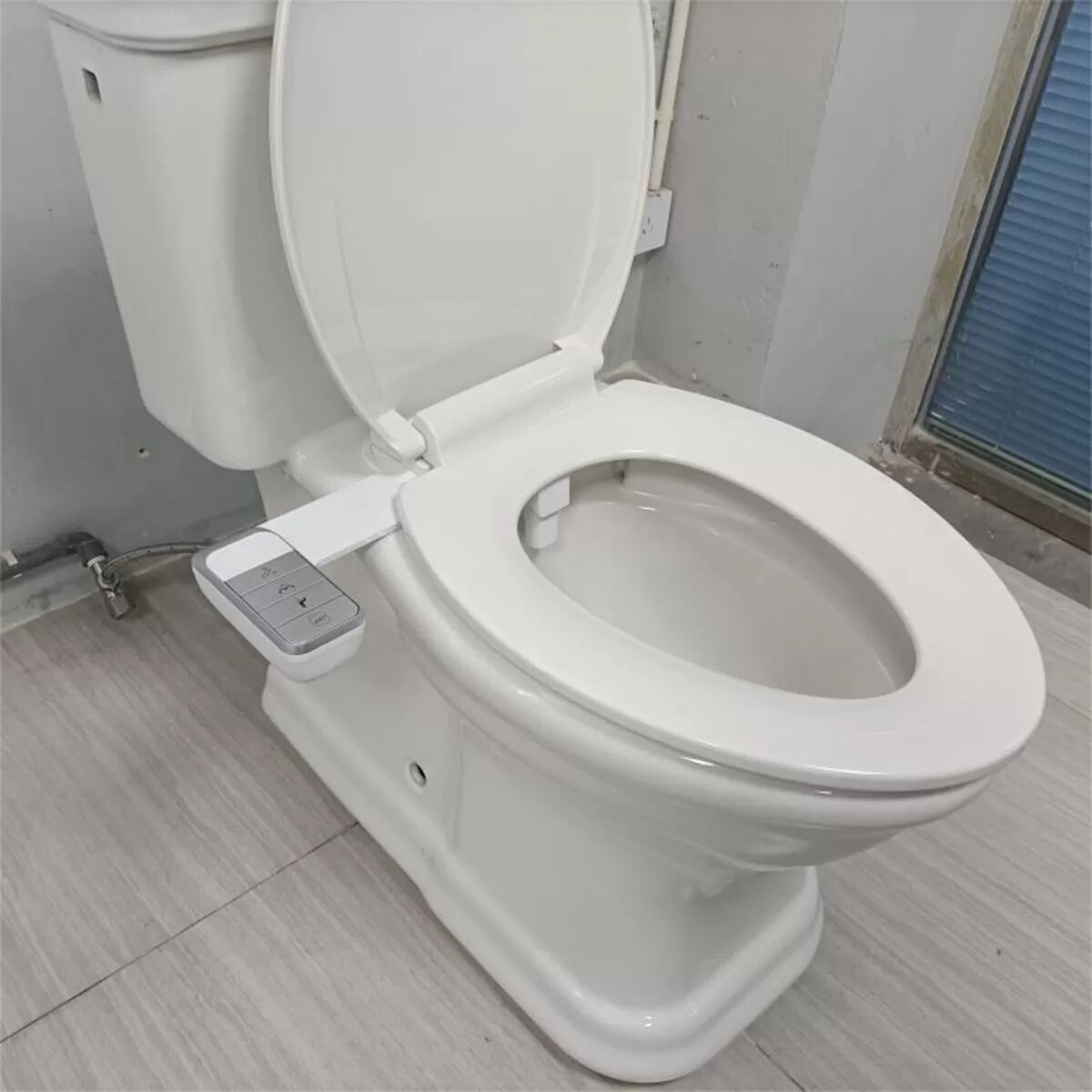 INF Nicht-Elektrischer Bidet-Aufsatz für WC mit 3/8" T-Ventil – Anal- und Vaginalreinigung