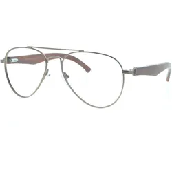 Brille Holzbrille EL90802 in rosé gold kupfer