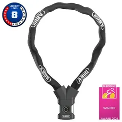 Kettenschloss YARDO 7807F/85 Fingerprint, Abus, Stahl, L=850mm, Ø=7mm, schwarz, Abus, 41001