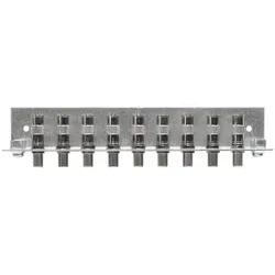 Axing QEW9-22 Erdungswinkel Antennentechnik, 9-fach, F-Doppelbuchsen, einreihig, für SPU 9x-05 QEW00922