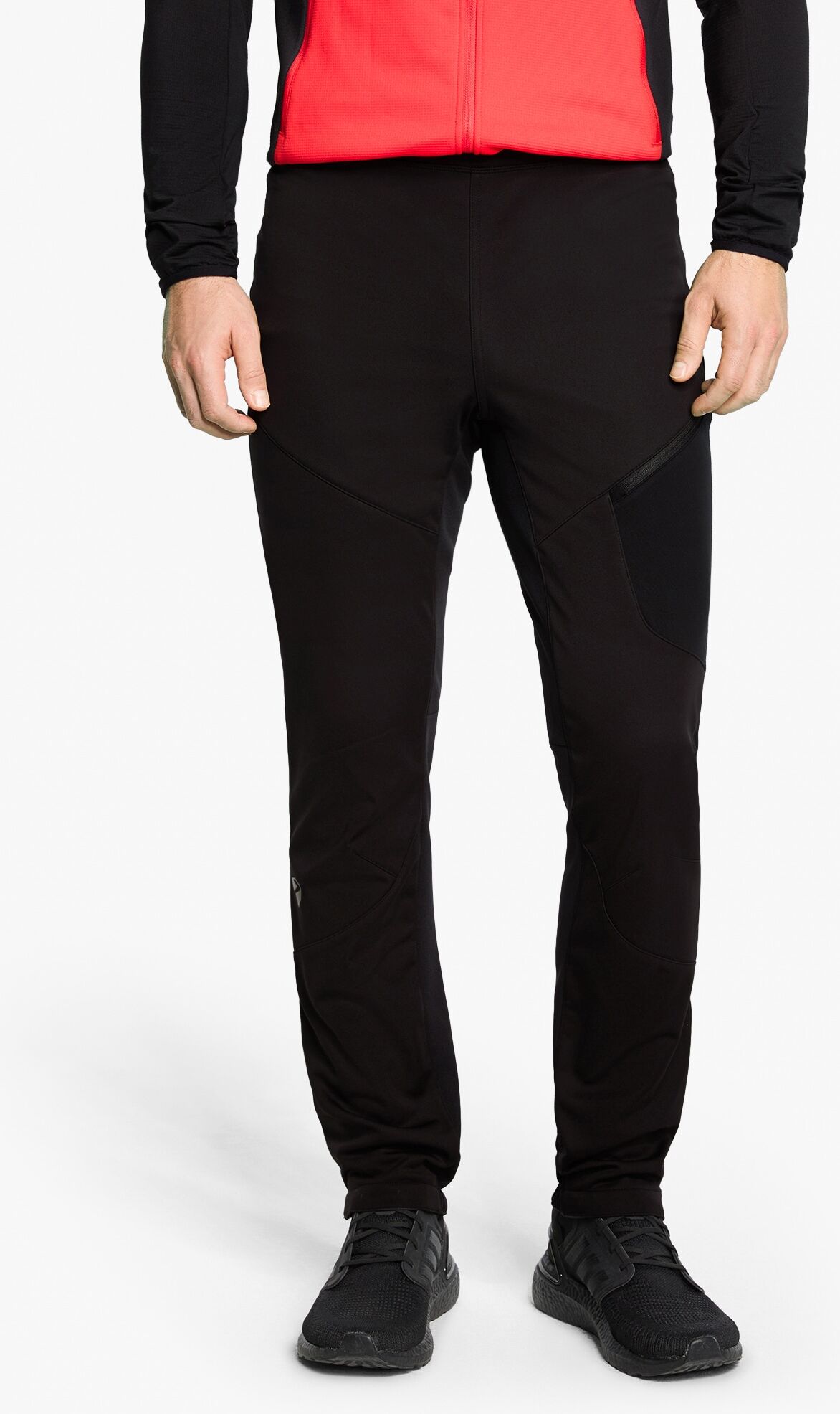 Funktionshose ZIENER "NEBIL-Z pants man", Herren, Gr. 50, EURO-Grössen, schwarz, Obermaterial: 100% Polyester. Obermaterial 2: 100% Polyester, Hosen Funktionshose schwarz 50, EURO-Grössen